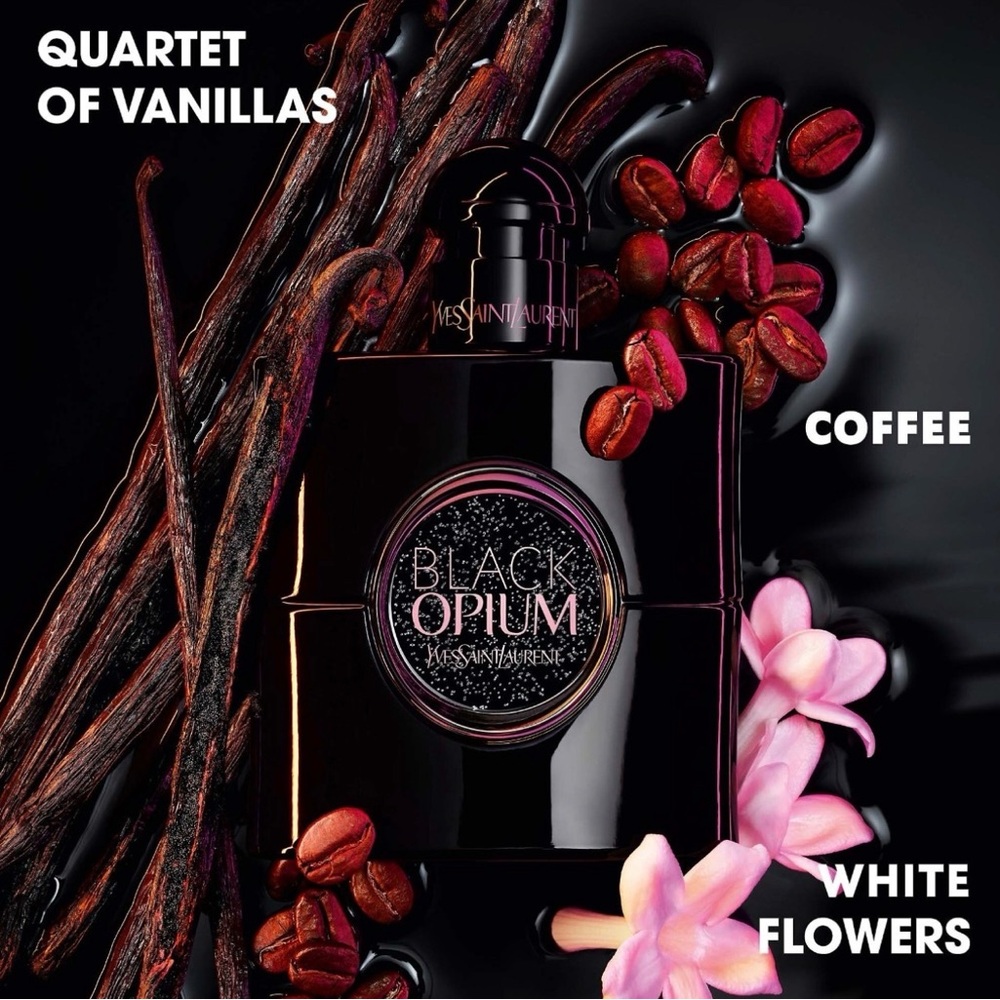 Yves Saint Laurent Black Opium intense ‘le Perfum’ 3.0oz 80% full